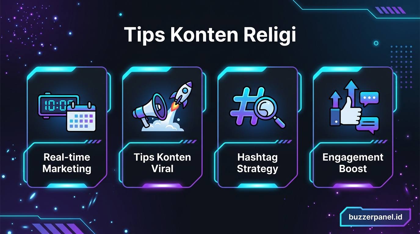 Konten Wisata Religi Puasa Tasua Asyura 2026 - Tips Strategi | Buzzerpanel.id Konten Wisata Religi Puasa Tasua Asyura 2026 infografis tips strategi