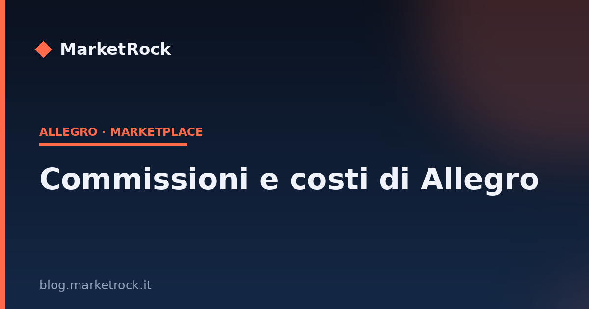 Commissioni e costi di Allegro
